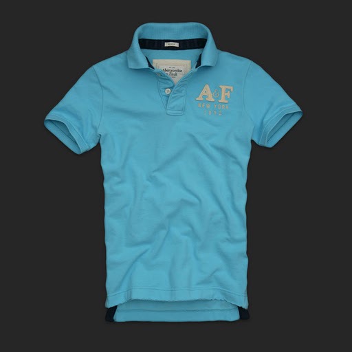 Abercrombie Fitch Hombres Polo Corto Remera AF7136
